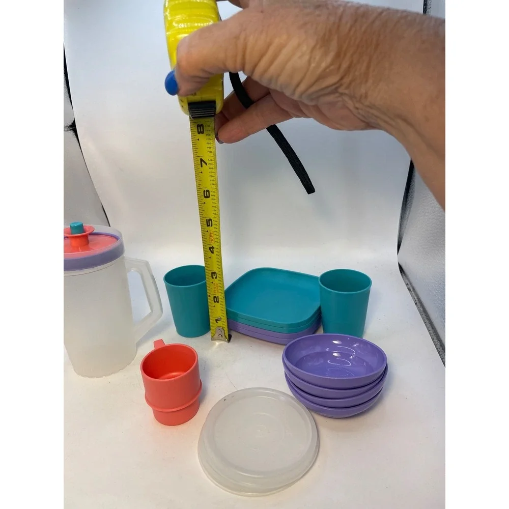 Tupperware Mini Serve It Luncheon Set TupperKids TupperToys  15 Pieces